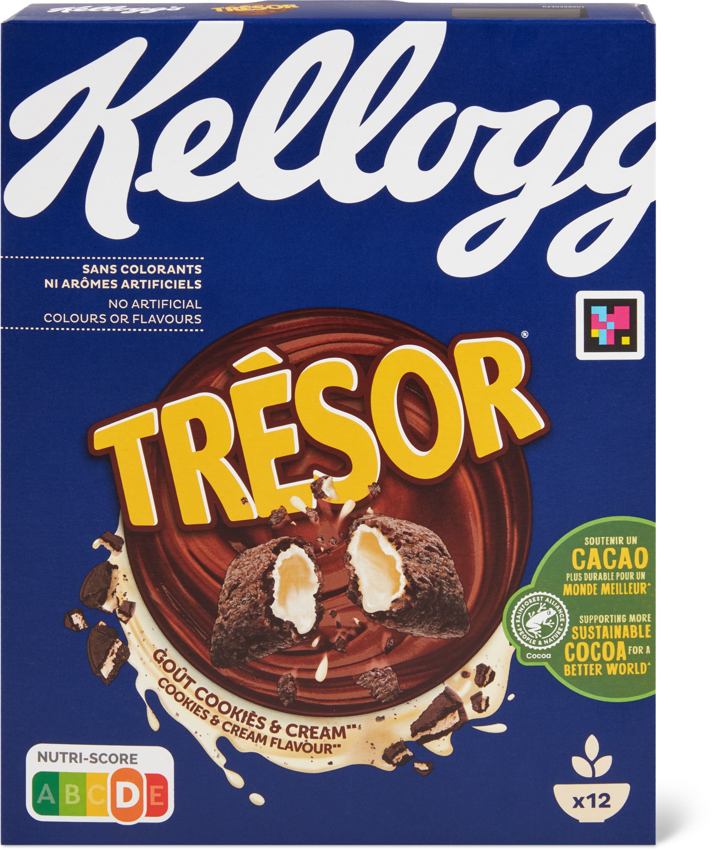 Kellogg's Trésor Cookies & Cream 375g